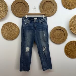 Lane Bryant High Rise Straight Leg Jeans Plus Size 16